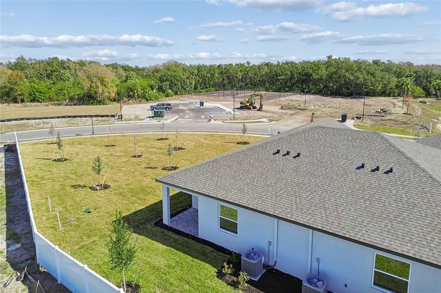 Exterior details and patio area of a home in Southpointe, Palmetto (Image 3).