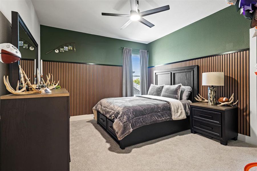 Furnished interior view inside a new home in Painted Tree 60' Series, McKinney (Image 29).