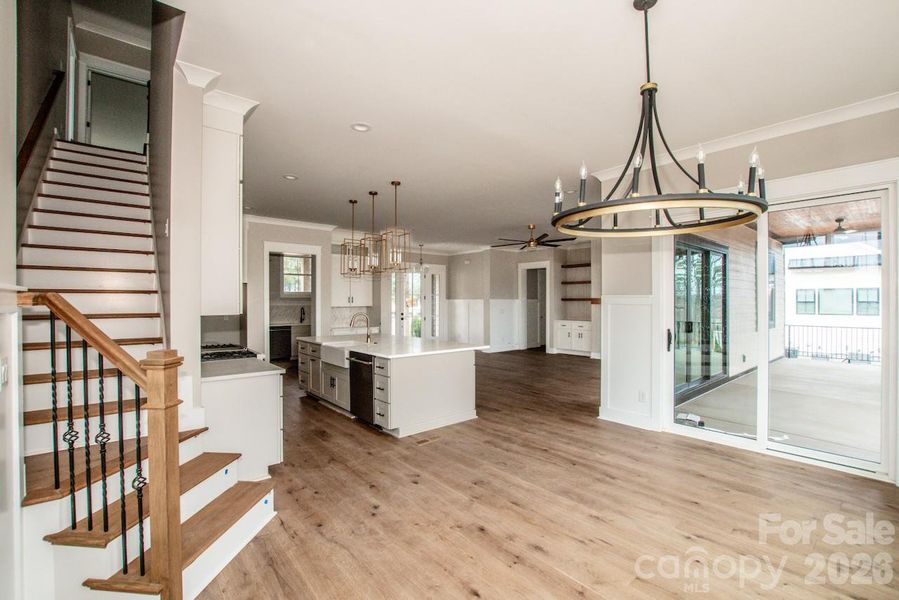Furnished interior view inside a new home in , Mooresville (Image 12).