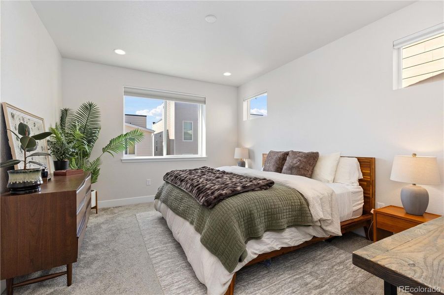 Furnished interior view inside a new home in Haskins Station, Arvada (Image 18). Furnished interior view inside a new home in Haskins Station, Arvada (Image 18).