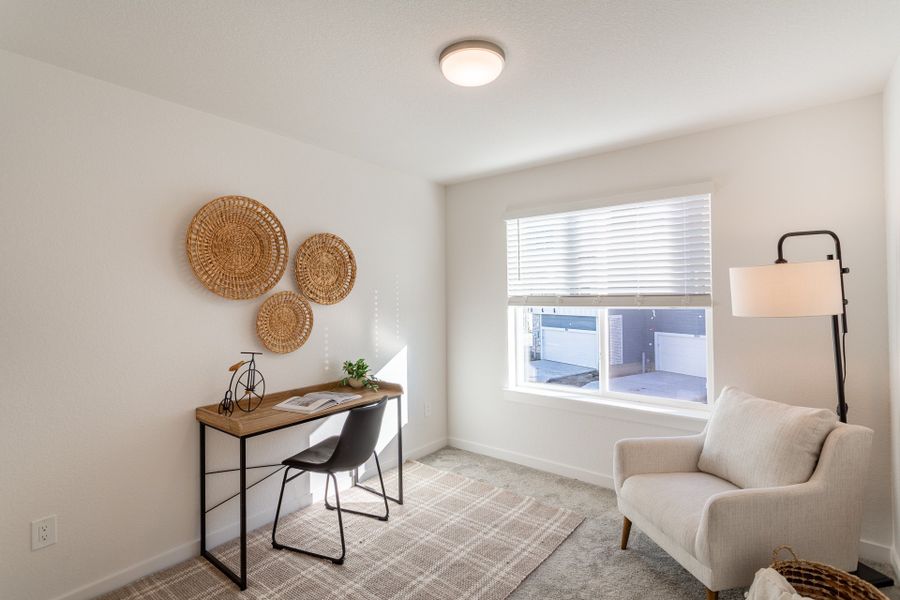 Representative furnished interior of a home built from the Ellis by Lokal Homes in The Vistas at West Mesa, Colorado Springs (Image 12).