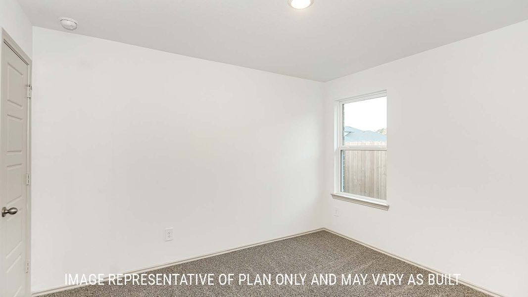Representative unfurnished interior of a home built from the Lakeway by D.R. Horton in Highland Village, Nome (Image 21).