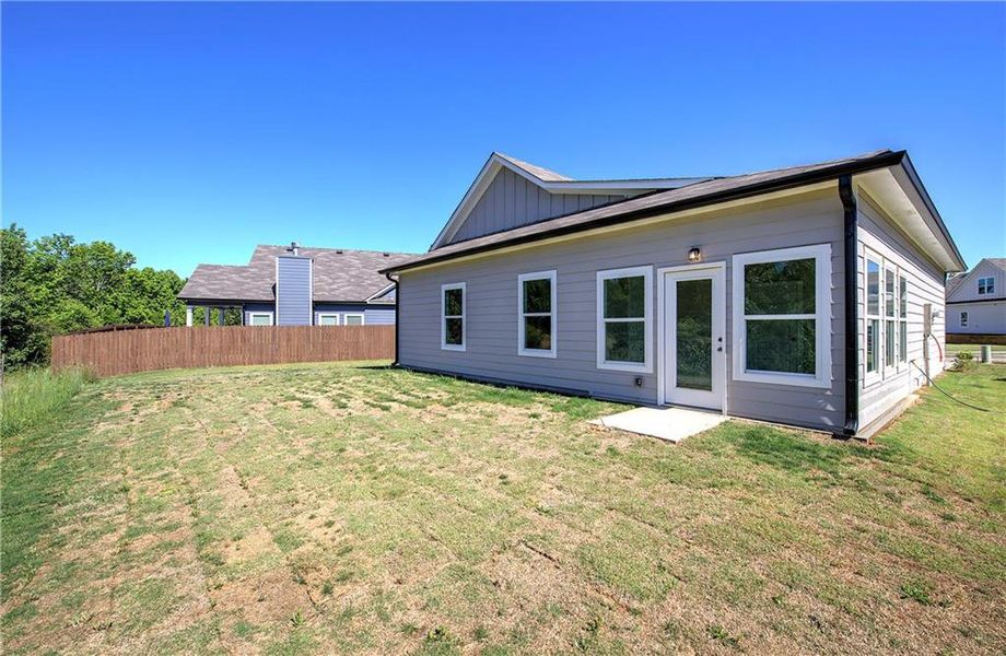 Exterior details and patio area of a home in , Cartersville (Image 4).