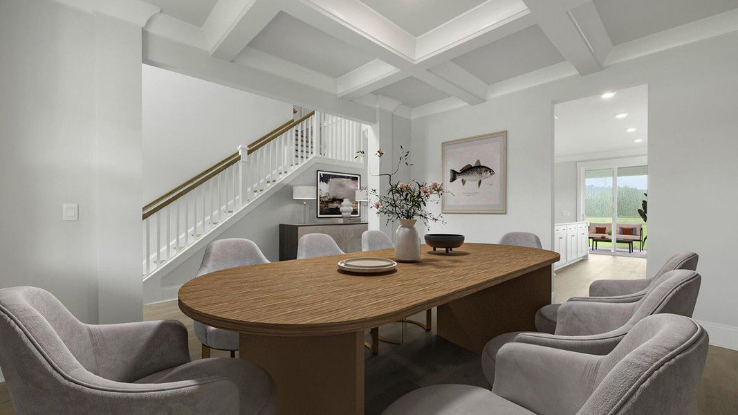 Furnished interior view inside a new home in Berkeley Bay, Ridgeville (Image 5).
