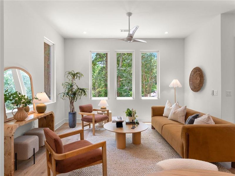 Furnished interior view inside a new home in , Decatur (Image 43).