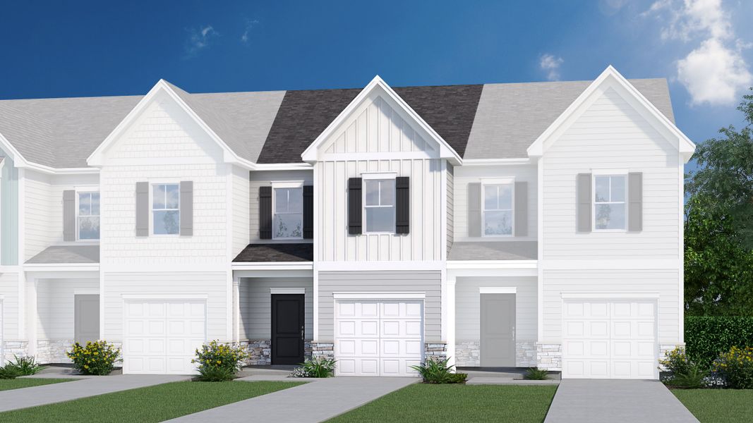 Representative exterior photo of a completed home built from the Ashford by Veranda Homes in The Falls, Blythewood, SC (Image 10).