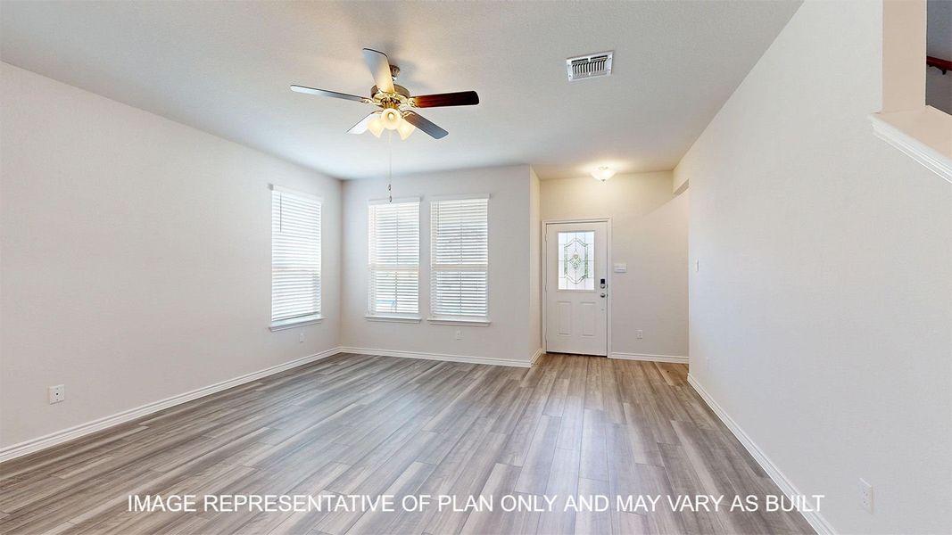 Spacious, unfurnished interior of a new home in Turnbo Ranch Traditions, Killeen (Image 10). Spacious, unfurnished interior of a new home in Turnbo Ranch Traditions, Killeen (Image 10).