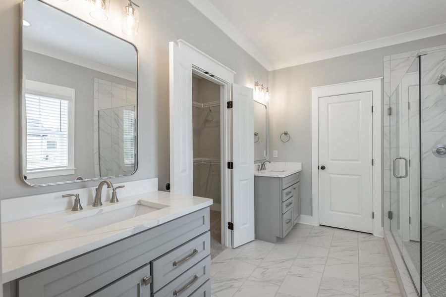 Furnished interior in a model home at Baker Road in Birchwood (Image 23).