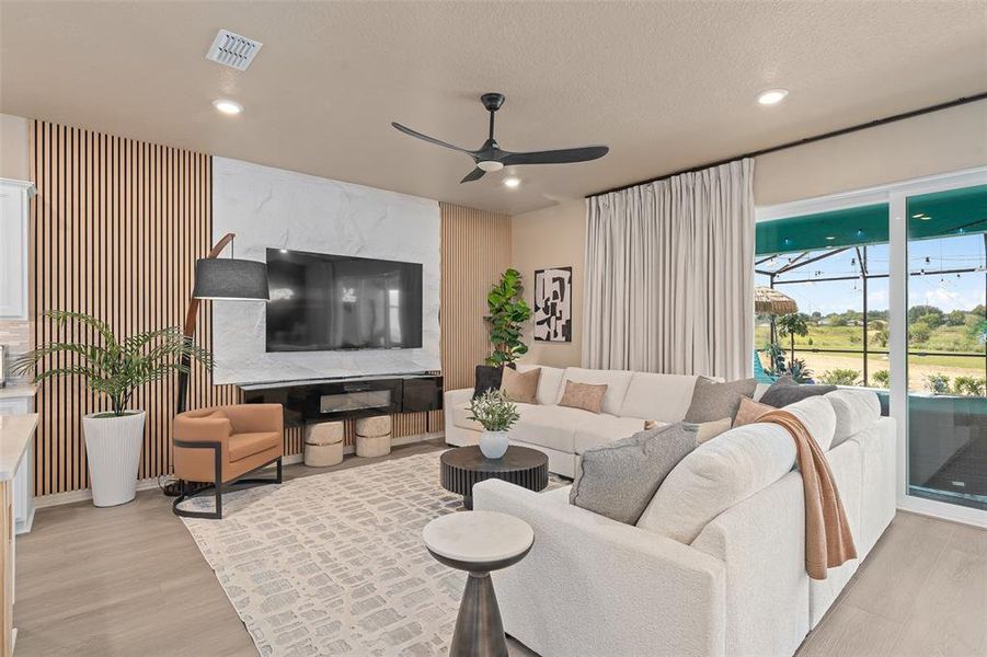 Furnished interior view inside a new home in Windsor Cay Resort, Clermont (Image 4).