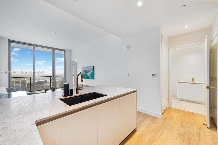 Furnished interior view inside a new home in Mr. C Residences, Miami (Image 13).