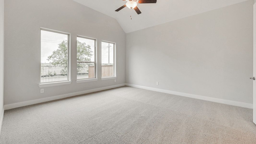 Representative furnished interior of a home built from the Tulane by Brightland Homes in Katy Lakes, Katy (Image 10).