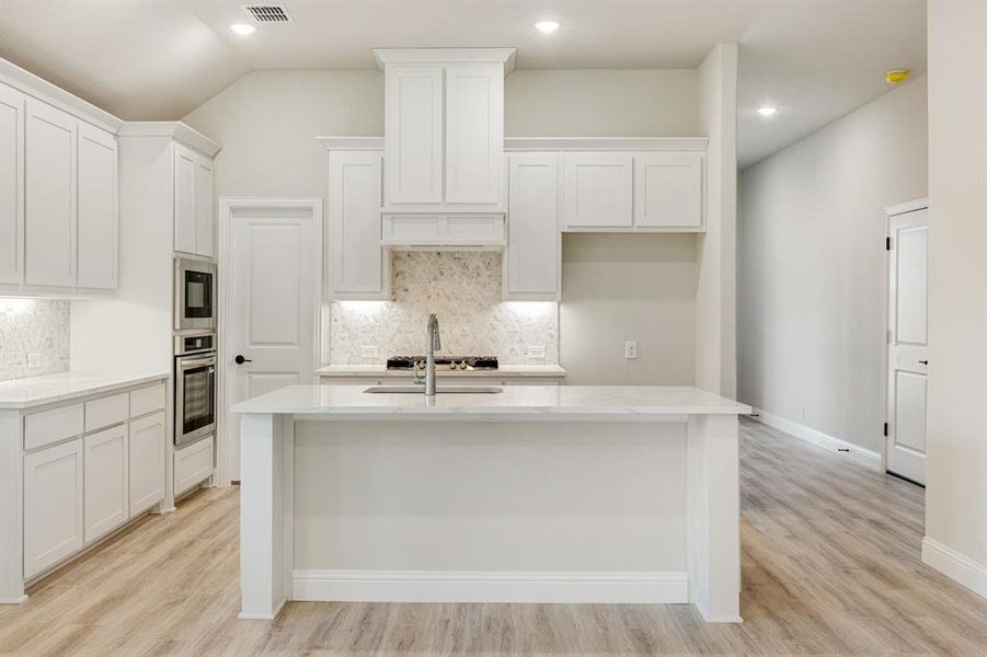 Furnished interior view inside a new home in Glenwood Meadows, Denton (Image 13). Furnished interior view inside a new home in Glenwood Meadows, Denton (Image 13).