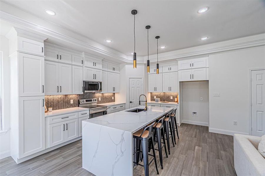 Furnished interior view inside a new home in , Granbury (Image 17).