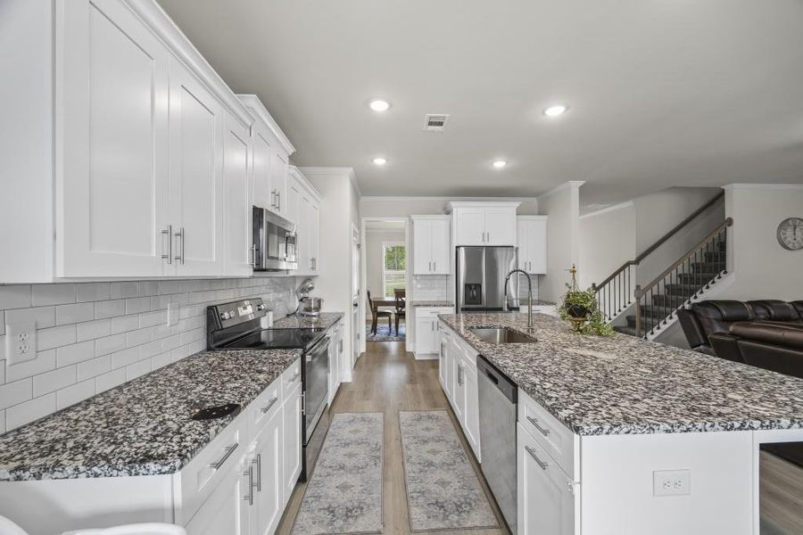 Furnished interior view inside a new home in , Winder (Image 15).
