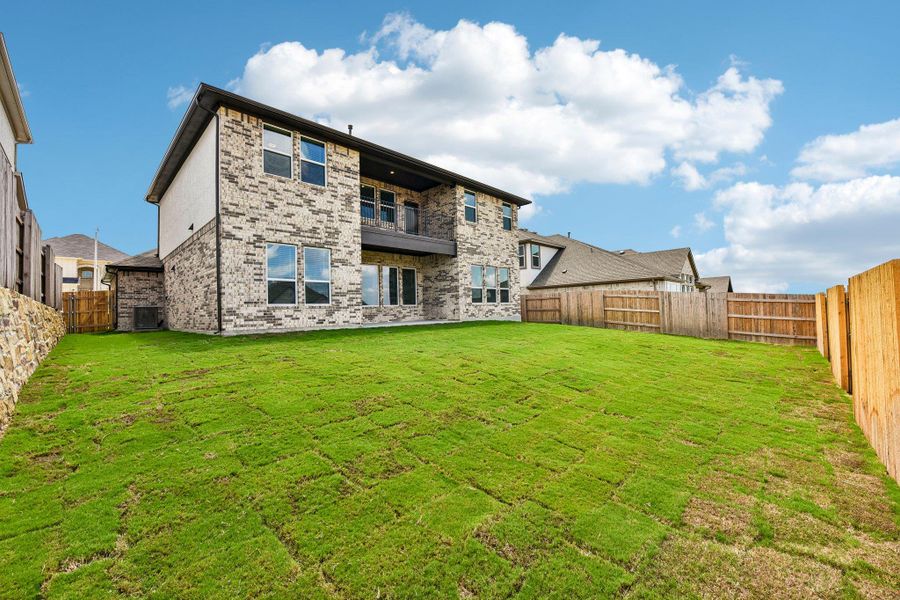 Exterior details and patio area of a home in Sunfield, Buda (Image 20). Exterior details and patio area of a home in Sunfield, Buda (Image 20).