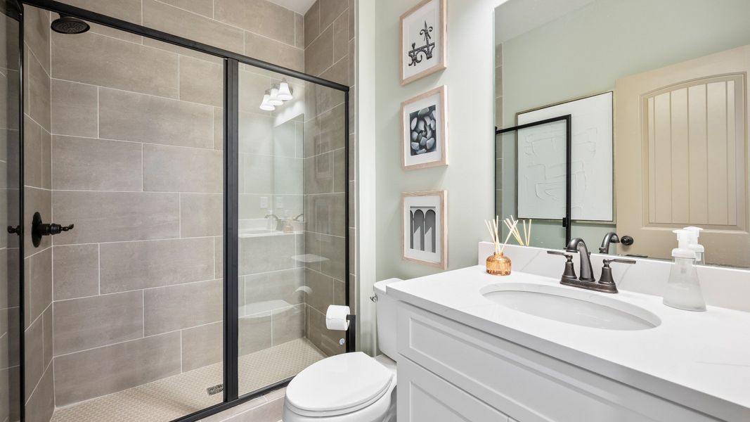 Representative furnished interior of a home built from the Clarity by DRB Homes in Northcroft, Loganville (Image 8).