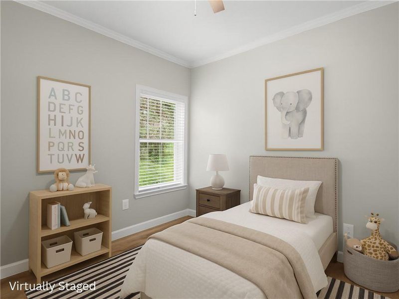 Furnished interior view inside a new home in , Ludowici (Image 10).