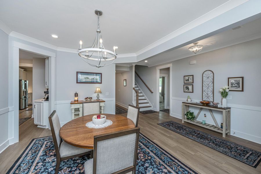 Furnished interior view inside a new home in The Enclave at French Quarter Creek, Huger (Image 60). Furnished interior view inside a new home in The Enclave at French Quarter Creek, Huger (Image 60).