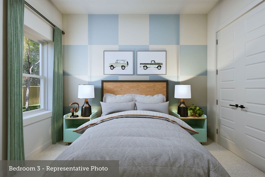 Furnished interior view inside a new home in Ridgeline, McKinney (Image 3).