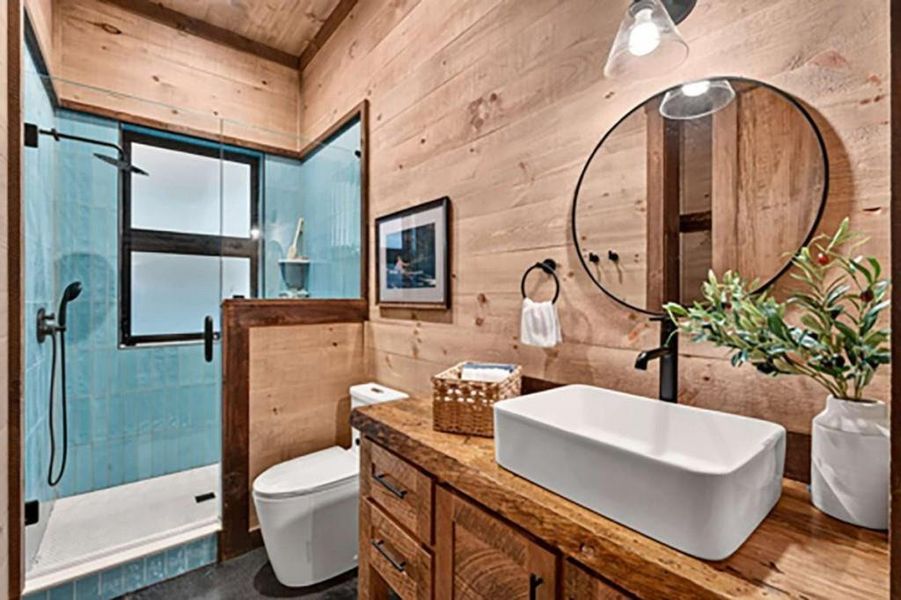 Furnished interior view inside a new home in , Blue Ridge (Image 10).