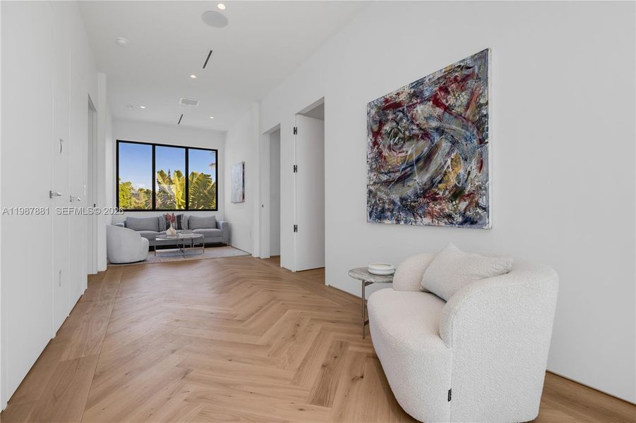 Furnished interior view inside a new home in , Miami (Image 15).