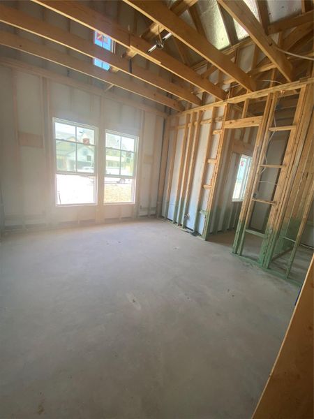 In-progress construction of a new home in Lariat 70', Liberty Hill, TX (Image 14).