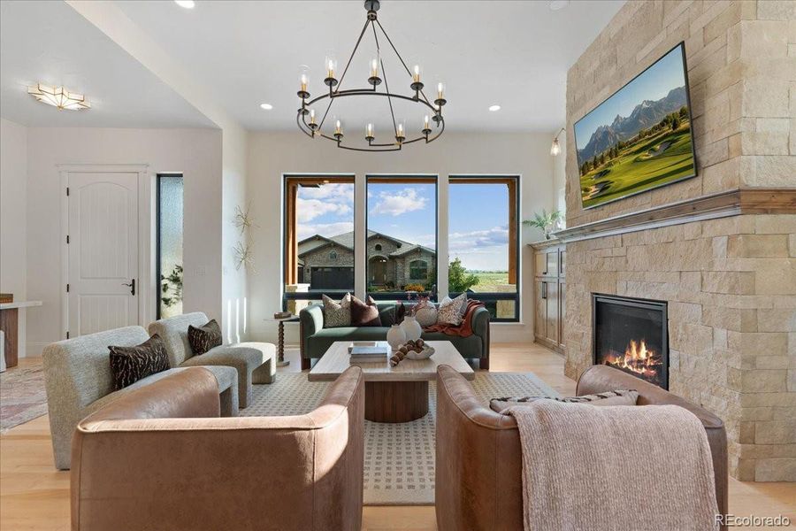 Furnished interior view inside a new home in , Berthoud (Image 46).