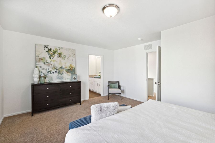 Furnished interior view inside a new home in Green Valley Ranch, Aurora (Image 17). Furnished interior view inside a new home in Green Valley Ranch, Aurora (Image 17).