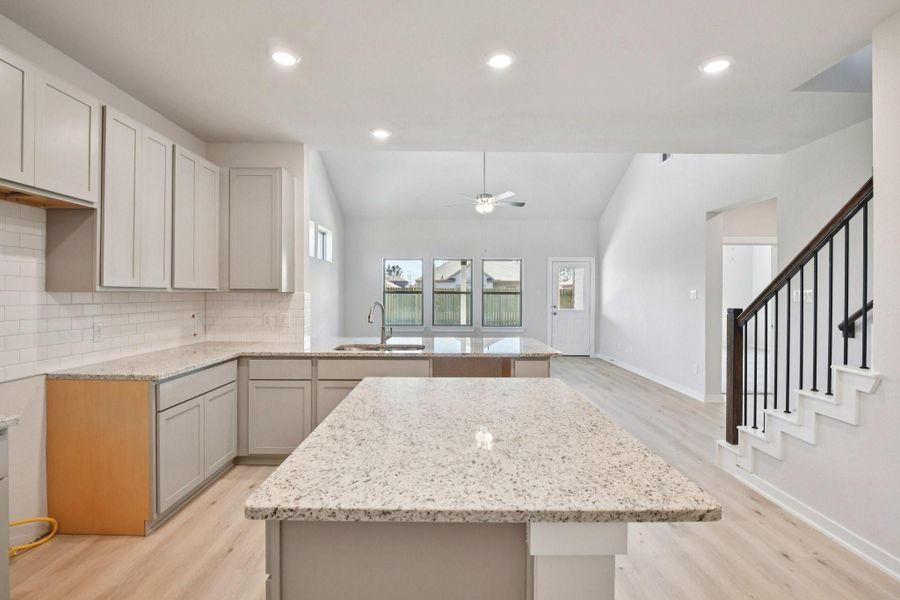 Furnished interior view inside a new home in Splendora Fields, Splendora (Image 7).