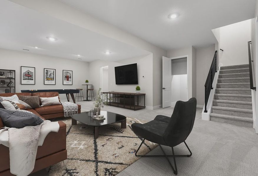 Homesite 232 Finished Basement - Virtually Staged - 20 of 21