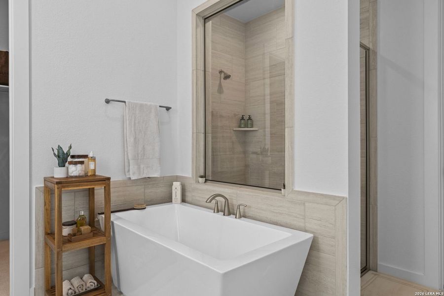 Furnished interior view inside a new home in , Kyle (Image 30).