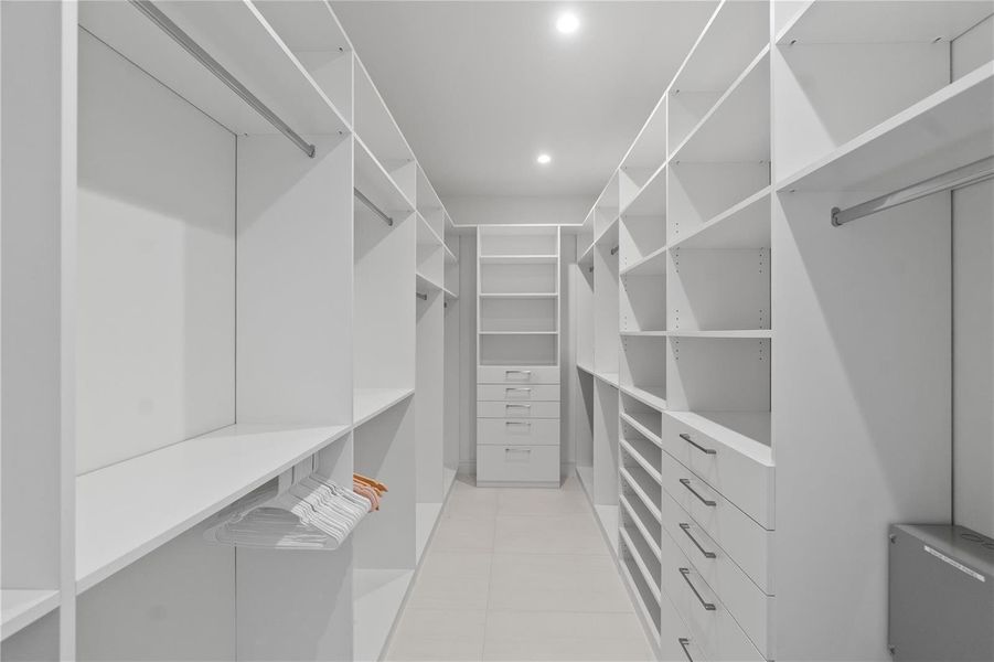 Primary Ensuite walk in closet Primary Ensuite walk in closet