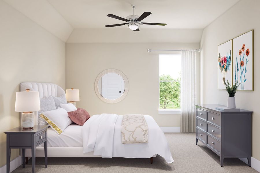 Furnished interior view inside a new home in Clopton Farms, Montgomery (Image 22).