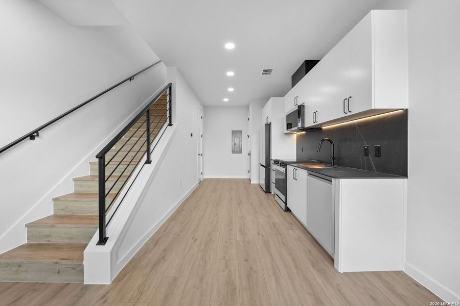 Furnished interior view inside a new home in , New Braunfels (Image 9).