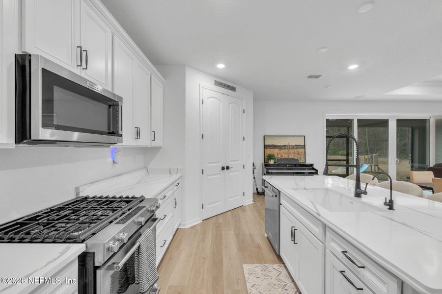 Furnished interior view inside a new home in , Jacksonville (Image 9).