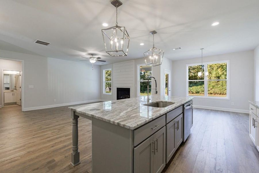 Furnished interior view inside a new home in , Buford (Image 18). Furnished interior view inside a new home in , Buford (Image 18).