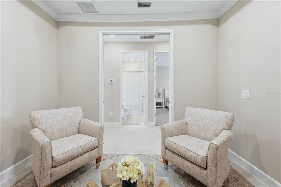 Furnished interior view inside a new home in , Sarasota (Image 13). Furnished interior view inside a new home in , Sarasota (Image 13).