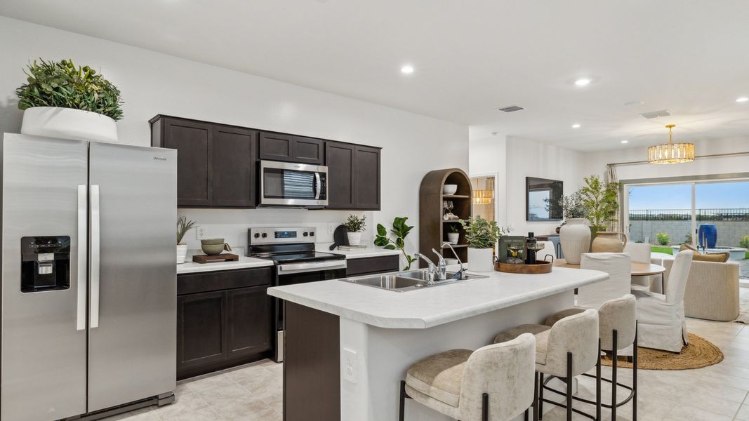 Furnished interior view inside a new home in Elena Trails, Maricopa (Image 5).