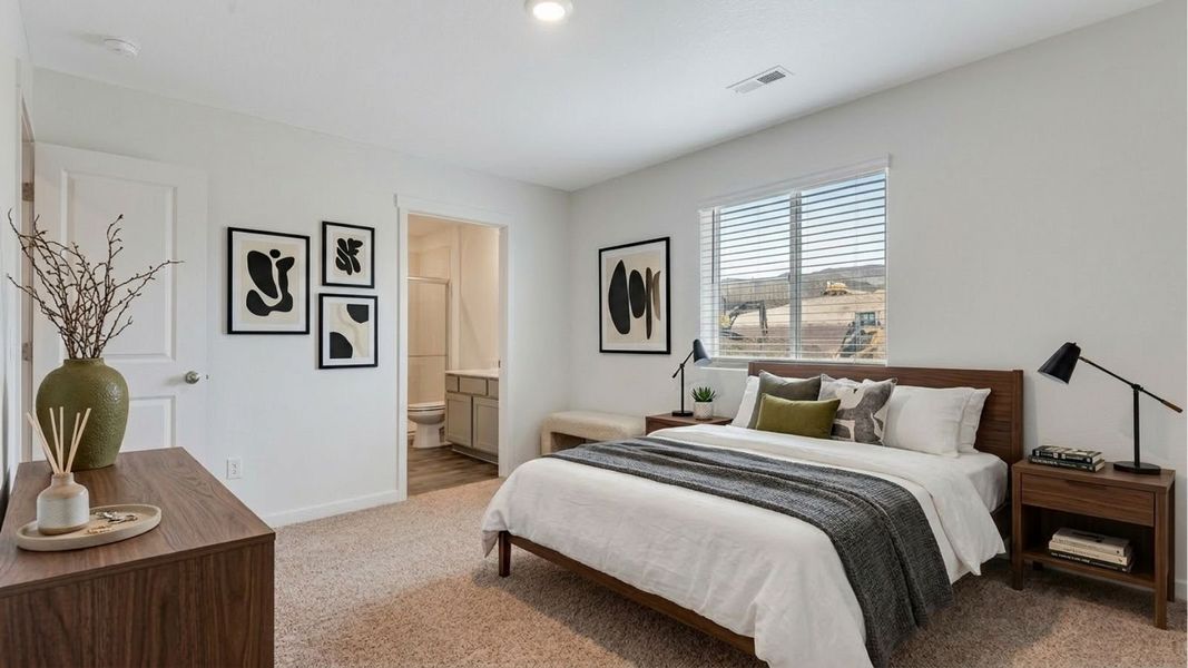 Furnished interior view inside a new home in Ellston Park, Colorado Springs (Image 8). Furnished interior view inside a new home in Ellston Park, Colorado Springs (Image 8).