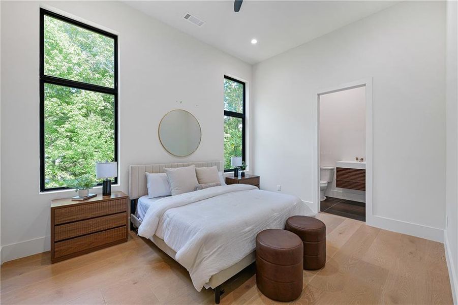 Furnished interior view inside a new home in , Atlanta (Image 20).