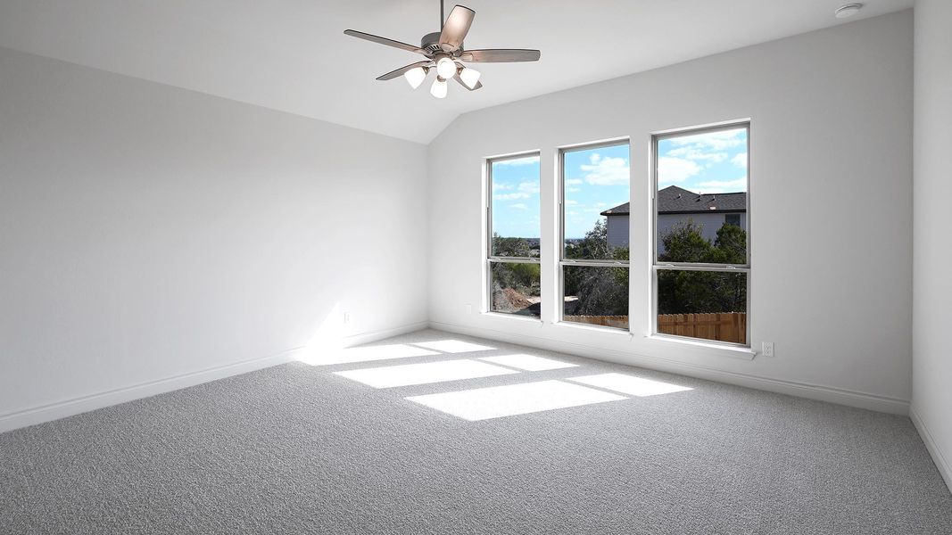 Spacious, unfurnished interior of a new home in La Cima 50', San Marcos (Image 17). Spacious, unfurnished interior of a new home in La Cima 50', San Marcos (Image 17).