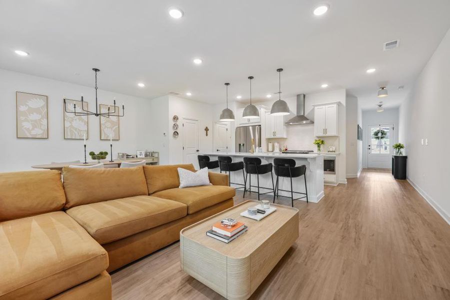 Furnished interior view inside a new home in , Kennesaw (Image 7).