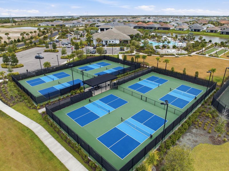 Pickle ball courts