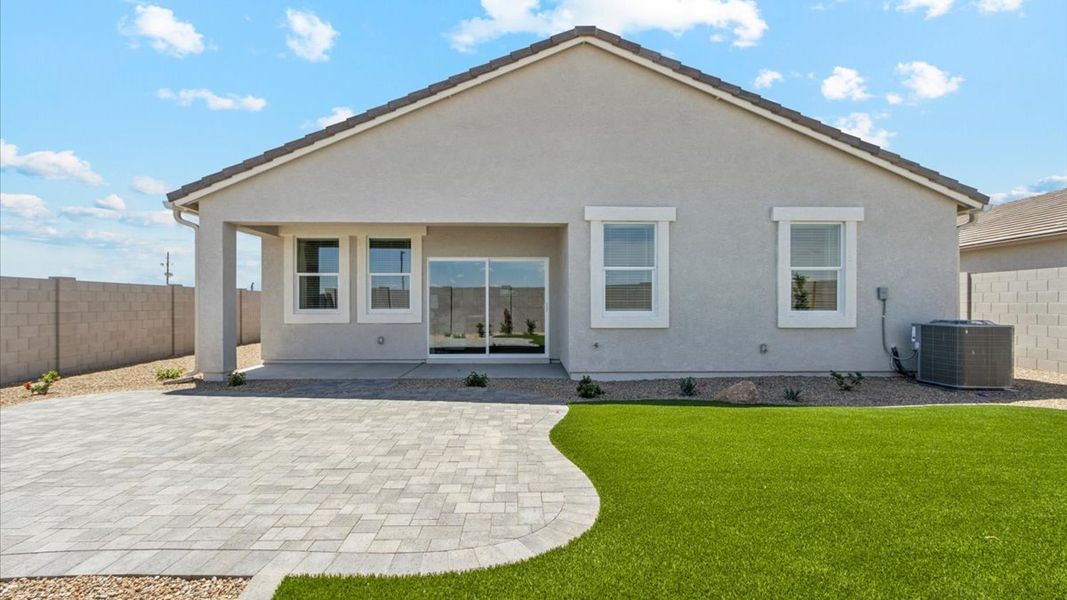 Exterior details and patio area of a home in Western Crossing, Florence (Image 22). Exterior details and patio area of a home in Western Crossing, Florence (Image 22).
