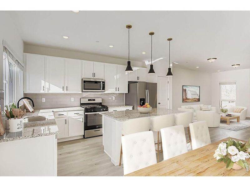 Furnished interior view inside a new home in Northfield, Fort Collins (Image 6).