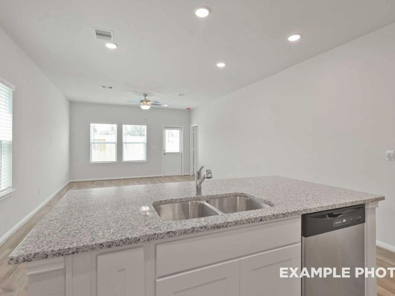 Furnished interior view inside a new home in Robins Landing, Houston (Image 8).