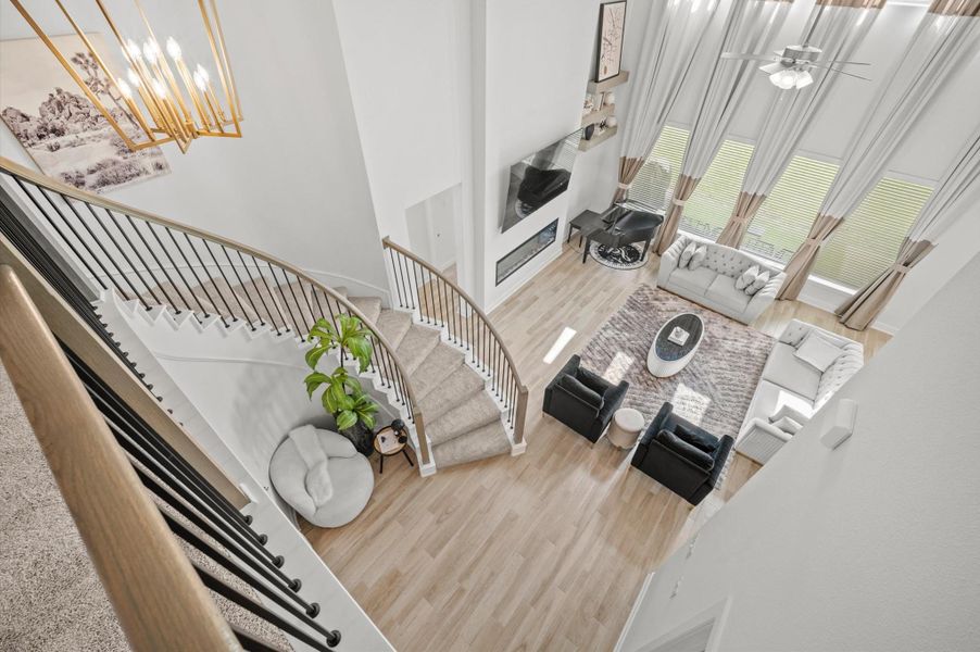 Furnished interior view inside a new home in McCrary Meadows, Richmond (Image 9).