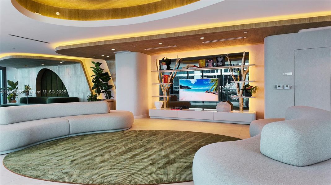 Furnished interior view inside a new home in , Miami (Image 12). Furnished interior view inside a new home in , Miami (Image 12).