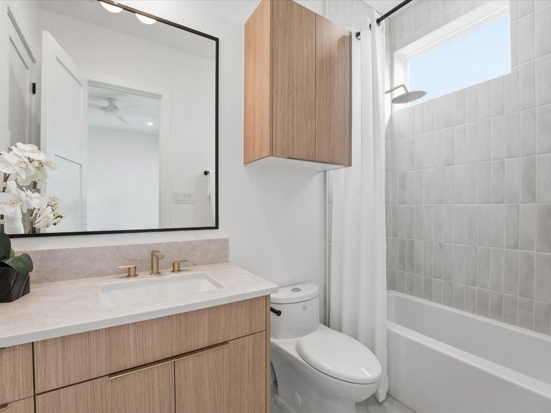 Furnished interior view inside a new home in , Houston (Image 20).