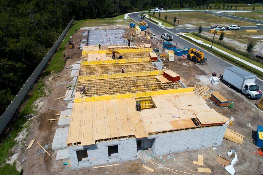 In-progress construction of a new home in Reeves Place, Orlando, FL (Image 27).